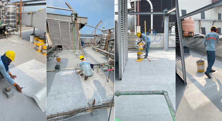 keunggulan waterproofing dak atap fiber