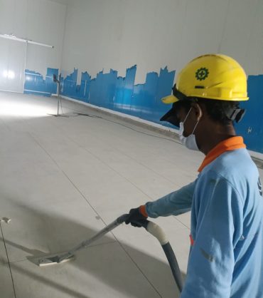 grooving pada lantai beton