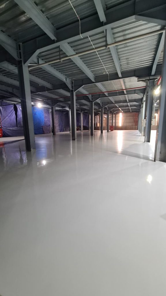 pu concrete untuk area produksi manufaktur