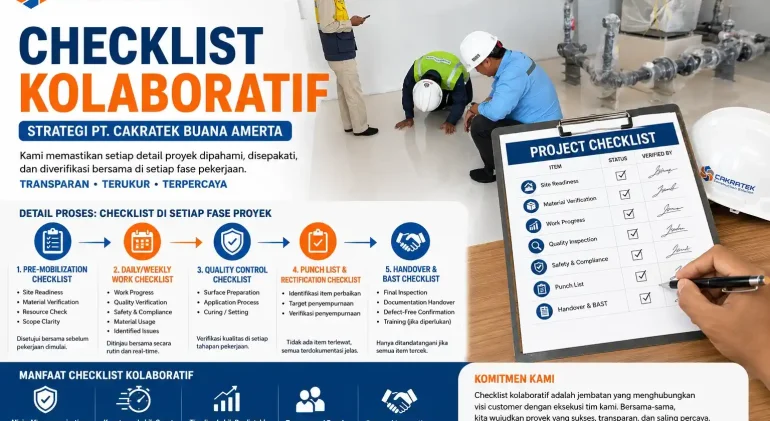 checklist proyek kolaboratif sistem transparansi