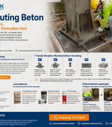 jasa grouting beton industri