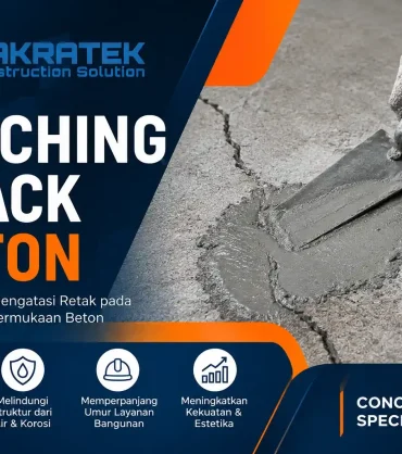 patching crack beton
