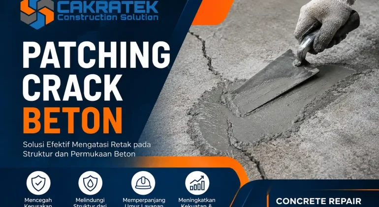 patching crack beton