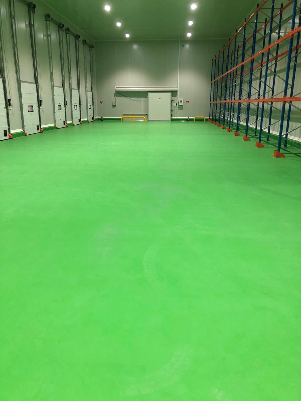 Hasil PU Concrete warehouse PT Pangan Lestari Cikarang 1