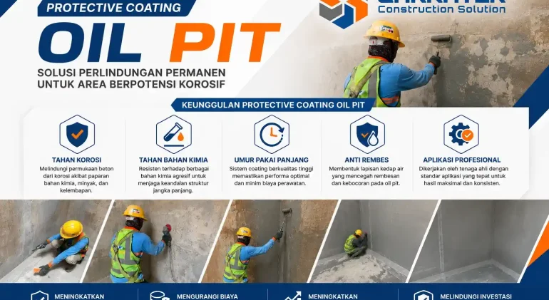 protective coating oil pit