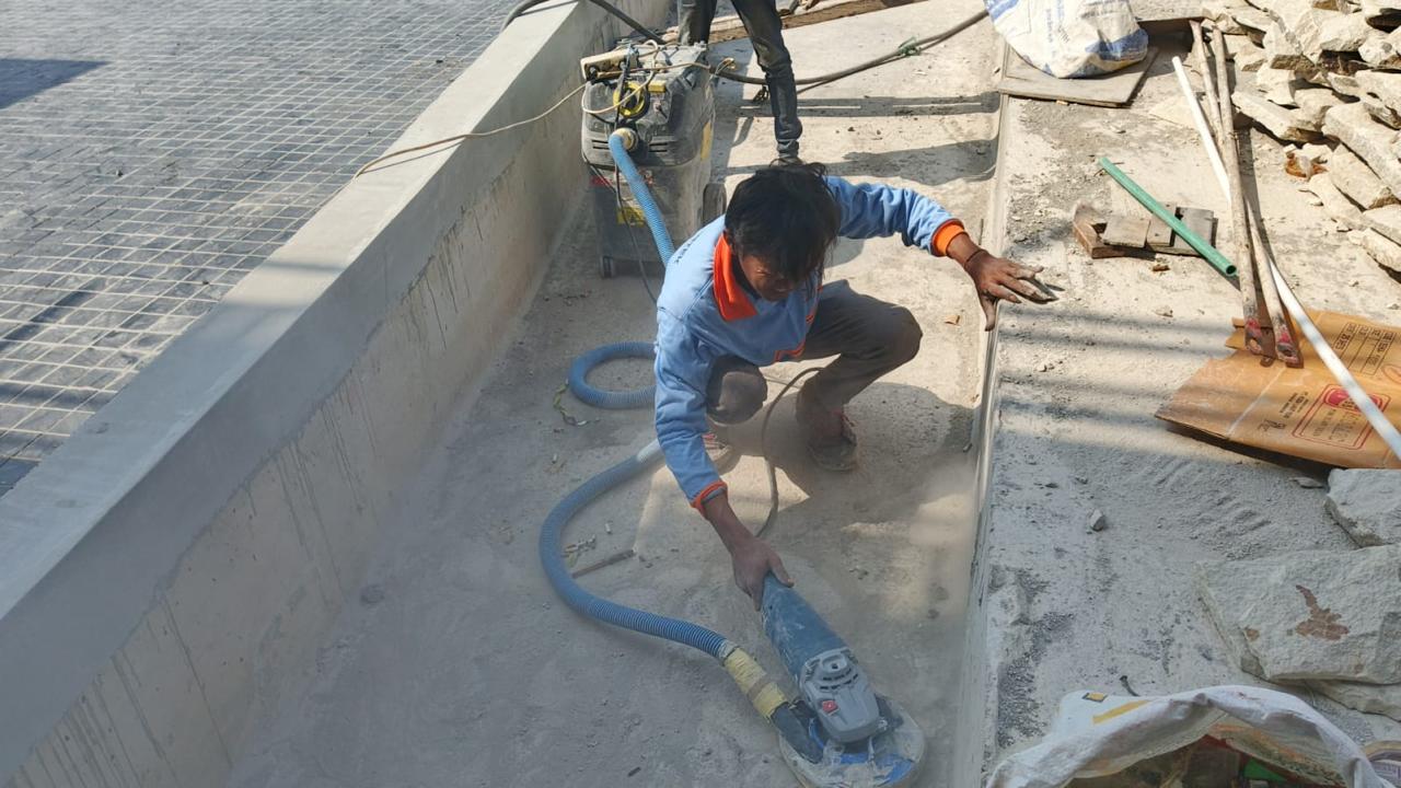 Pekerjaan waterproofing roof garden Kediri