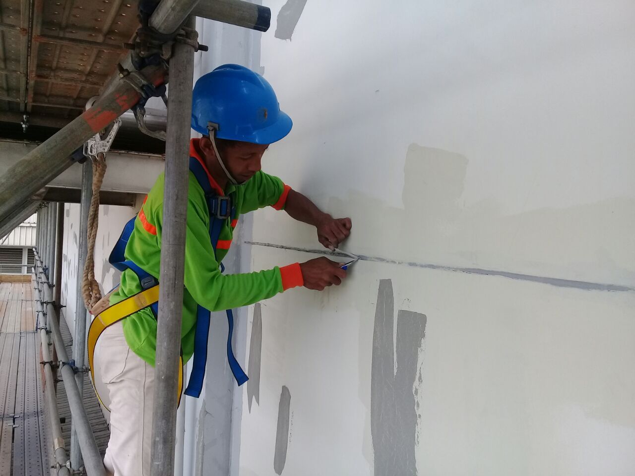 Surface preparation epoxy flooring pabrik
