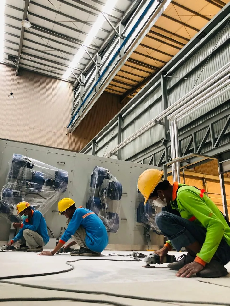 Surface preparation epoxy flooring Cakratek