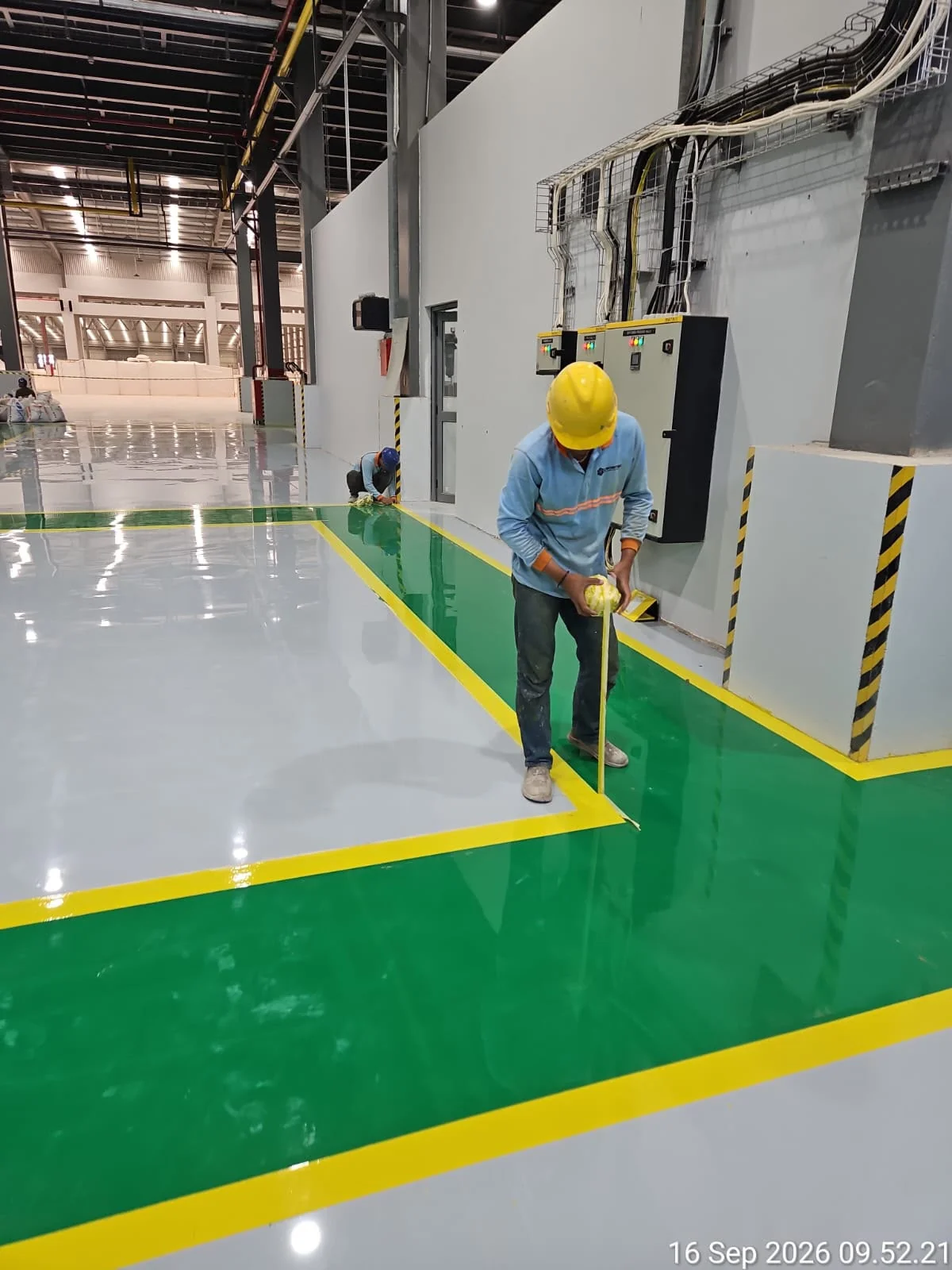 Finishing epoxy flooring industri pabrik